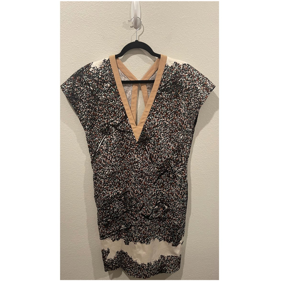 BALENCIAGA PARIS Splatter Print Mini Cocktail Dress - Picture 5 of 8